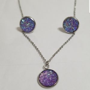 🆕️ Druzy jewelry set